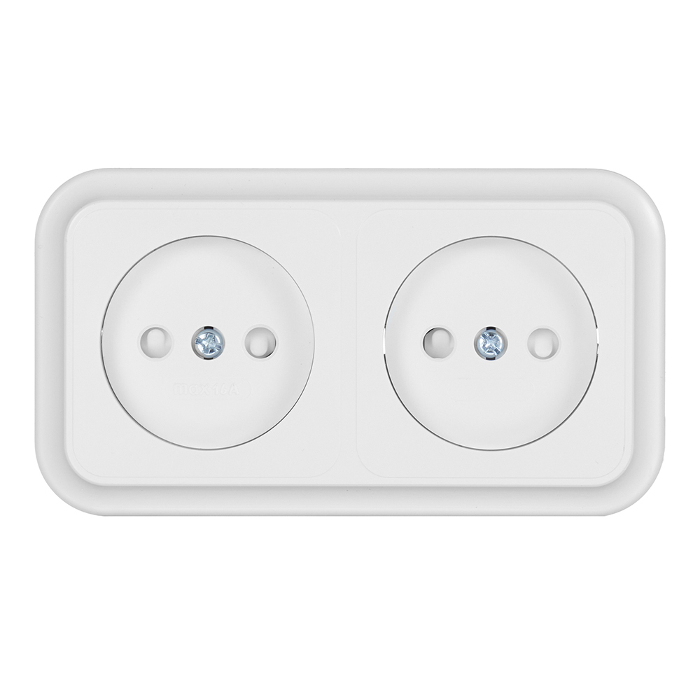Розетка Svet накладная белая (EV0361-8320)